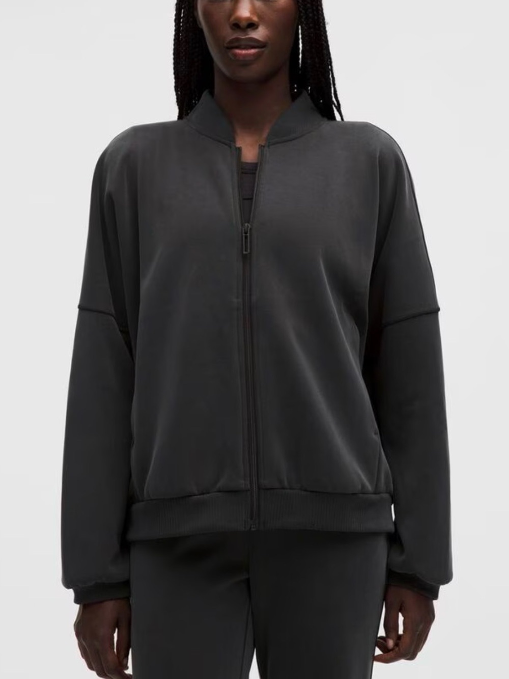 Lululemon Brushed Softstreme Oversized Bomber jacket